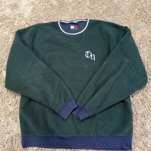 Tommy Hilfiger Dark Green Crewneck Sweater